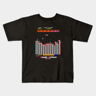 Mod.5 Arcade Scramble Space Invader Video Game Kids T-Shirt